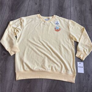 Hurley girls graphic pullover sweater